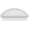 Ekena Millwork Segment Arch Smooth Architectural Grade PVC Combination Pediment, 28"W x 13-7/8"H x 2-3/4"P PEDPC028X140SEG00 - alternate 3